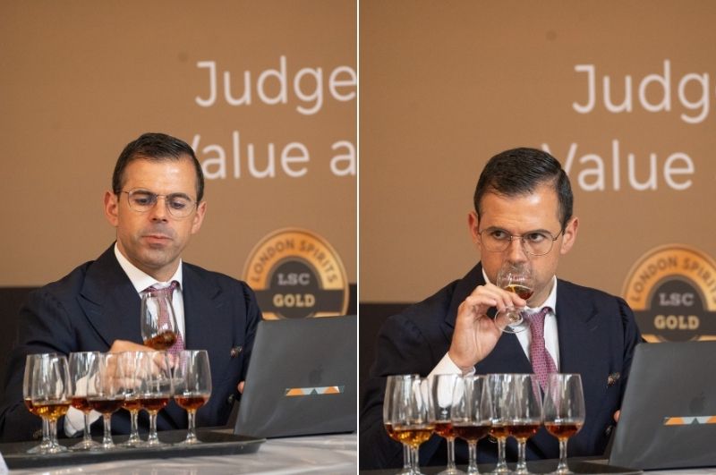 Agostino Perrone, Judging at London Spirits Competition 2022.