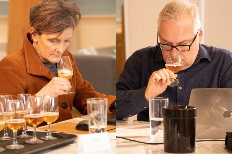 Judging process at London Beer Competition - 2022