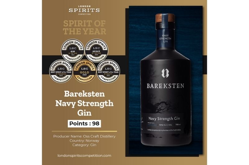 Bareksten Navy Strength Gin