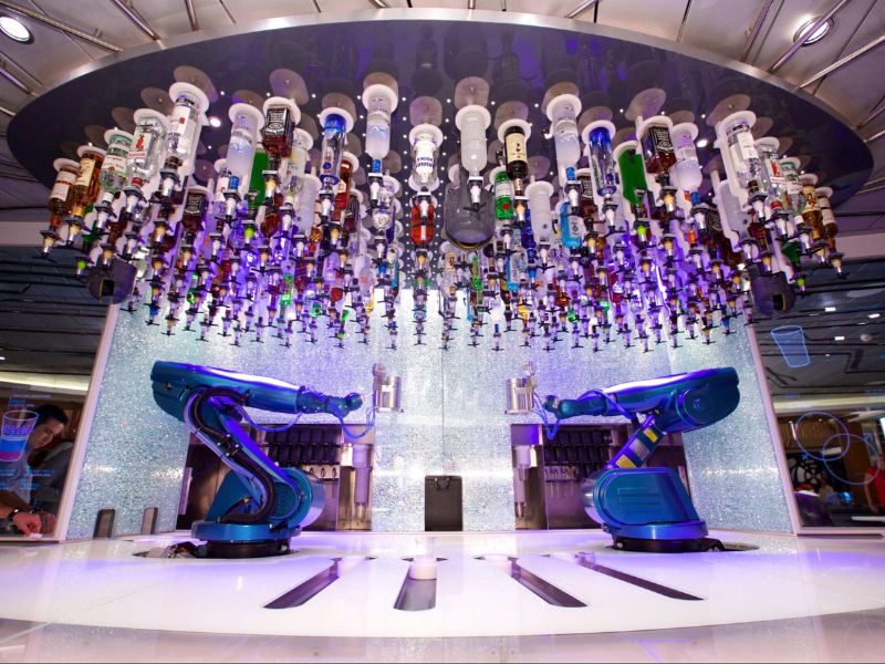 Makr Shakr, a robotic bartender which can create a wide range of cocktails