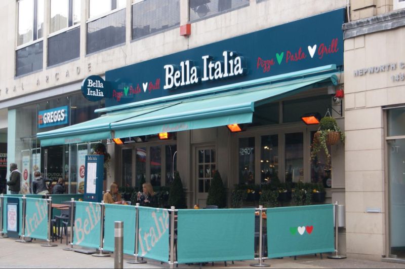 Bella Italia, which is experimenting with the use of robots