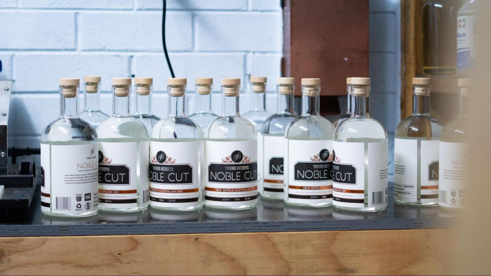 Noble Cut, Young Henrys gin brand which is used in the RTD award winning gin and tonic