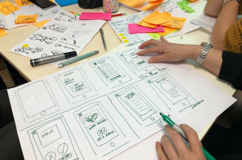 Sketching out your website design is a good way to ensure it will be easy for users to navigate