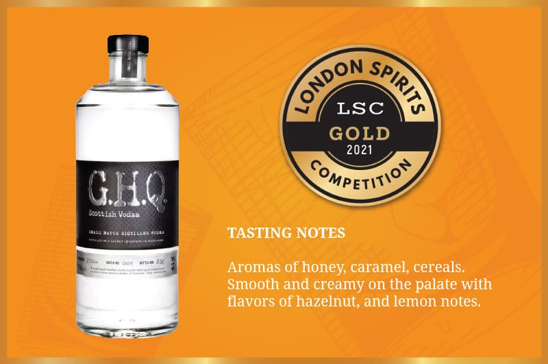 G.H.Q. Scottish Vodka